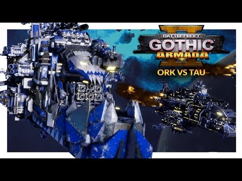 BATTLEFLEET GOTHIC ARMADA 2 | KRUMP O'KLOCK - Ork vs Tau (Ranked 1v1)