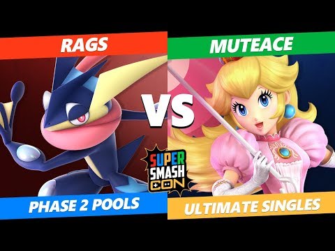 SSC 2019 SSBU - NVR | Rags (Greninja) Vs. MuteAce (Peach) Smash Ultimate Tournament Pools