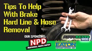 Brake Hard Line and Hose Tips and Tricks for Removal on Classic Cars Trucks Episode 324 Autorestomod