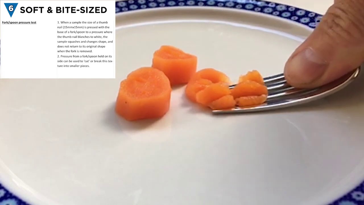IDDSI Food Level Testing (Level 6 Soft and Bite-sized)