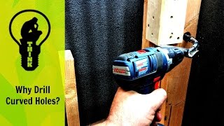 Why drill curved holes?