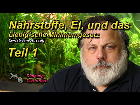 NÄHRSTOFFE, EI, und das Liebig´sche Minimumgesetz - Teil 1/4