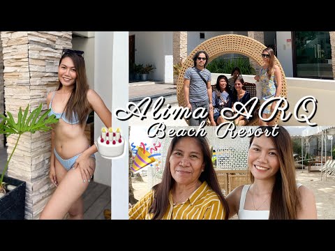 VLOG • Mama's Birthday Surprise & Alima ARQ Beach Resort Staycation 🎂🎉💙(Late Upload)