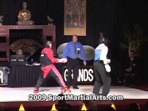 Mario Beker v Daniel Marshall - Men's Lt HW point sparring - 2009 NBL Supergrands