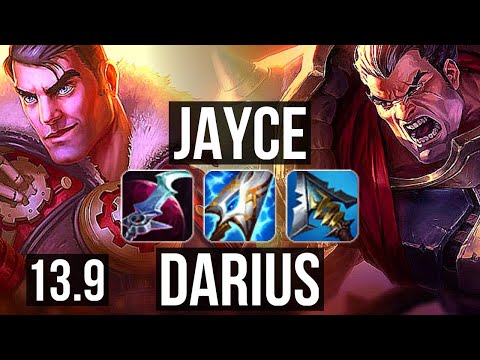 JAYCE vs DARIUS (TOP) | 12/3/8, 300+ games, Dominating | KR Master | 13.9