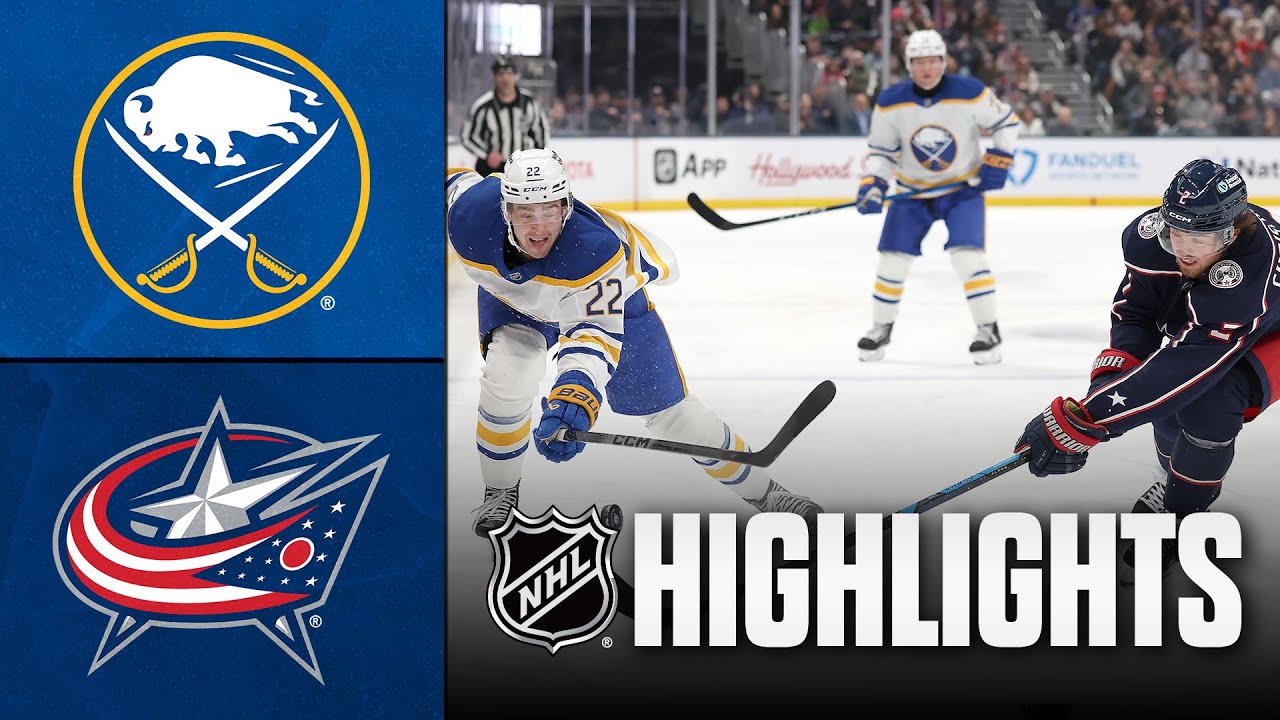Sabres vs. Blue Jackets | NHL Highlights | January 03, 2026
