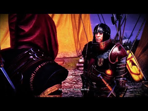 Graf Tybald, der Ritter Flammenrose im Lager von Kaedwen (alle Varianten) — Der Hexer 2 Königsmörder