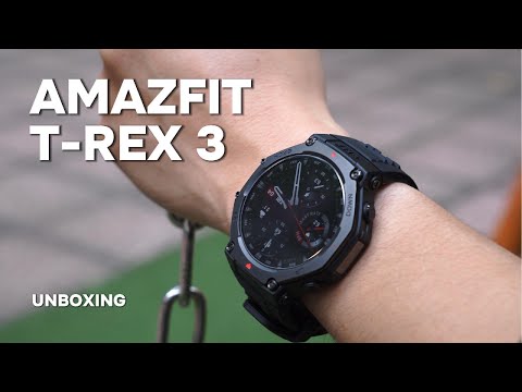 Trên Tay Nhanh Amazfit T-Rex 3: Sức Mạnh Bền Bỉ, Thiết Kế Ấn Tượng