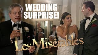Surprise Wedding Les Misérables Musical Flash Mob!  Watch the Bride&#39;s REACTION!!!!