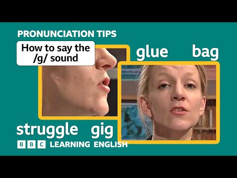 👄 Voiced consonant /g/ in 'get', 'giggle' and 'ghost' - English Pronunciation Tips