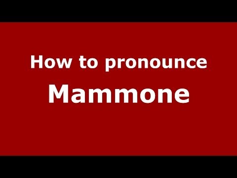How to pronounce Mammone (Italian/Italy) - PronounceNames.com