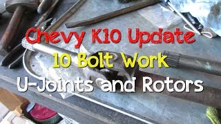 How to: 10 Bolt 8 Lug Front U-Joints & Brake Rotors - Chevy Square Body