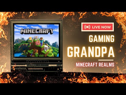 Gaming Grandpa - Minecraft Hard Mode With Grandpa & Friends Cave Expansion & Old Realm Tour