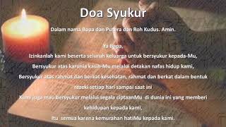 Download lagu Doa Katolik - Doa Syukur mp3