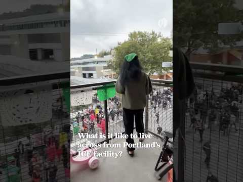 What it's like to live across from Portland's ICE facility?