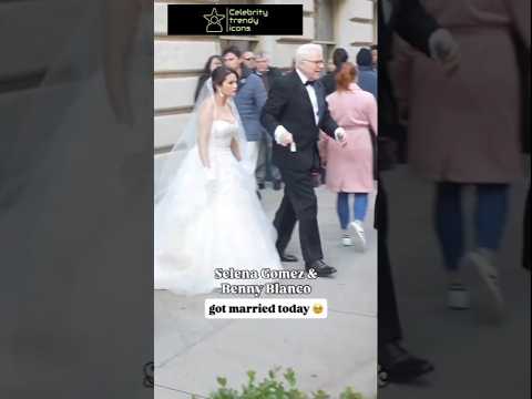 Congratulations, Selena Gomez & Benny Blanco 😍❤️ #selenagomez #bennyblanco