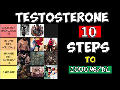 The ONLY 10 Tips Proven To Increase Testosterone To 1000+ ng/dL (Science-Backed Tier List)