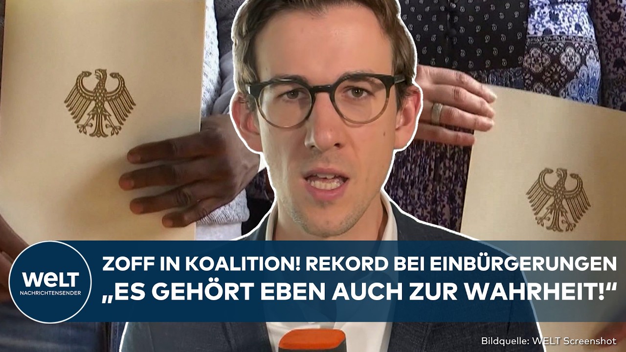 DEUTSCHLAND: Mega-Rekord bei Einbürgerungen! Eine Gruppe führt Ranking an! Union reagiert auf Lage
