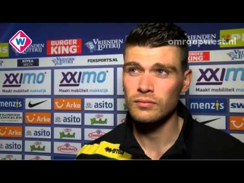 Reactie ADO-speler Danny Holla na FC Twente - ADO Den Haag