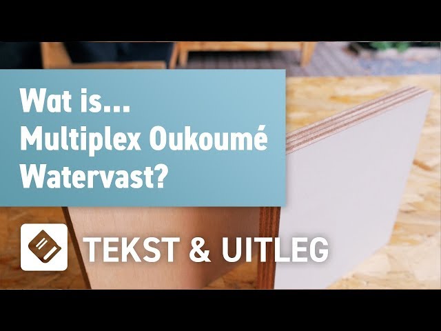 Multiplex Okoumé Watervast