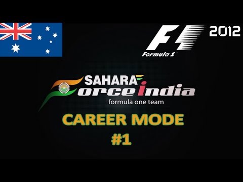 F1 2012 [Career Mode] - Part 1: Australian Grand Prix