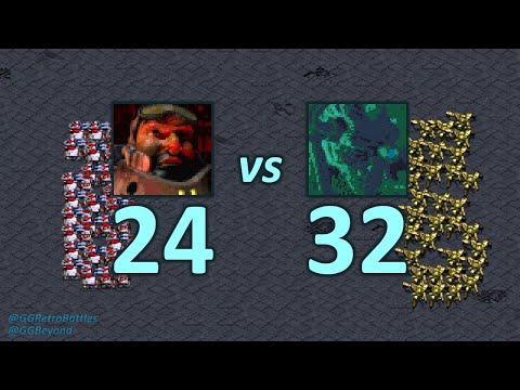 24 Siege Tanks vs 32 Dragoons - Similar Cost - StarCraft Retro Battles