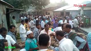 preview picture of video 'Bongram Bazar  বনগ্রাম পিয়াজ হাট'