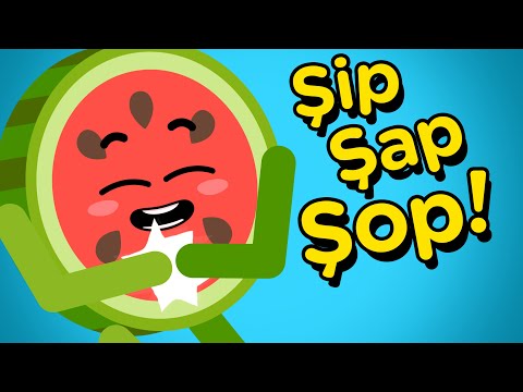 Karpuz Adam  Şip Şap Şop - Meyveleri Öğreten Şarkılar