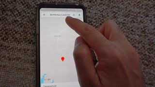How to show GPS coordinates (Google Maps, Android)