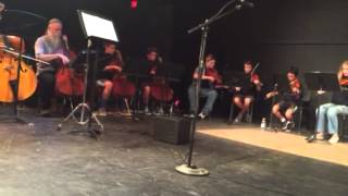 Rick strings camp with Tracy Bonham Fine