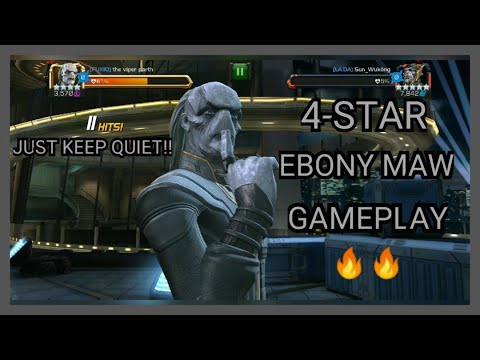 4-STAR EBONY MAW GAMEPLAY 🔥🔥|MCOC.