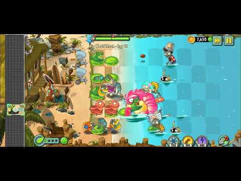 plants vs zombie 2 Big Wafe Beach day 18-21