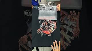 Learn how to heat press any DTF Transfer in 4 easy steps!