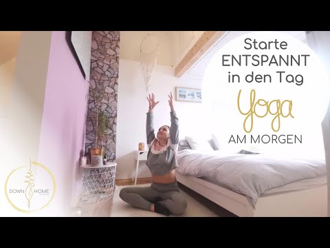 YOGA am Morgen - Sanfter Start in den Tag mit MINI Meditation und YOGA ohne Matte, ohne Hilfsmittel