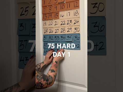 75 Hard day one, let’s go. #75hardchallenge #75hard #fitnessmotivation #fitnessjourney