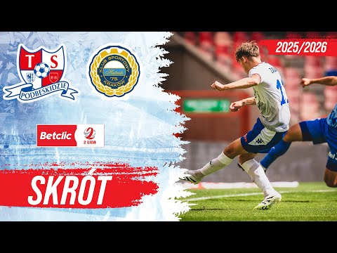 Podbeskidzie - Hutnik Kraków SKRÓT MECZU Betclic 2 Liga