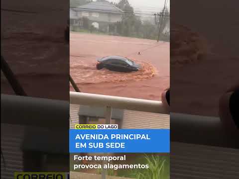 Sub Sedem Santa Helena (Pr) sobre com algamento durante temporal