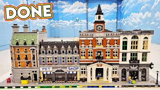 Finishing LEGO City Cloud Mural & Timelapse