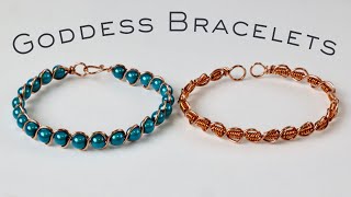 Goddess Bracelets - Day 1 of the 10-Day Wire Bracelets to Make, Gift & Sell Challenge