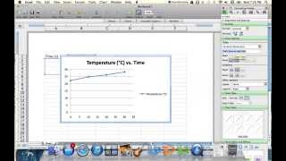 Plotting Temperature vs. Time Graph Using Excel