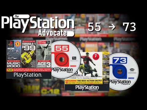 All The UK Magazine PS1 Demo Discs, 55 to 73