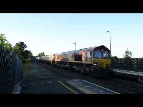 66140 & 66133 Pass Tamworth On Pathfinder Railtour - 30/06/18