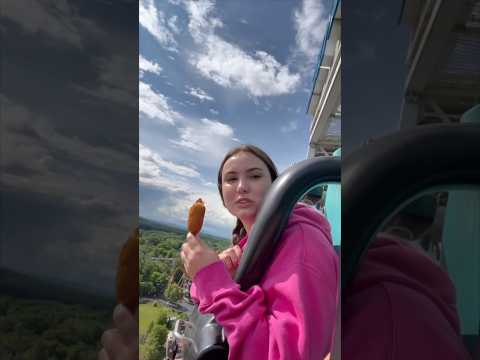 This girl had a fail on the roller coaster 😂