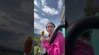 This girl had a fail on the roller coaster 😂