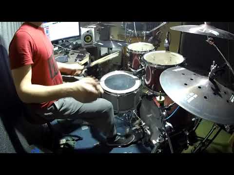 No triggers double bass drumming