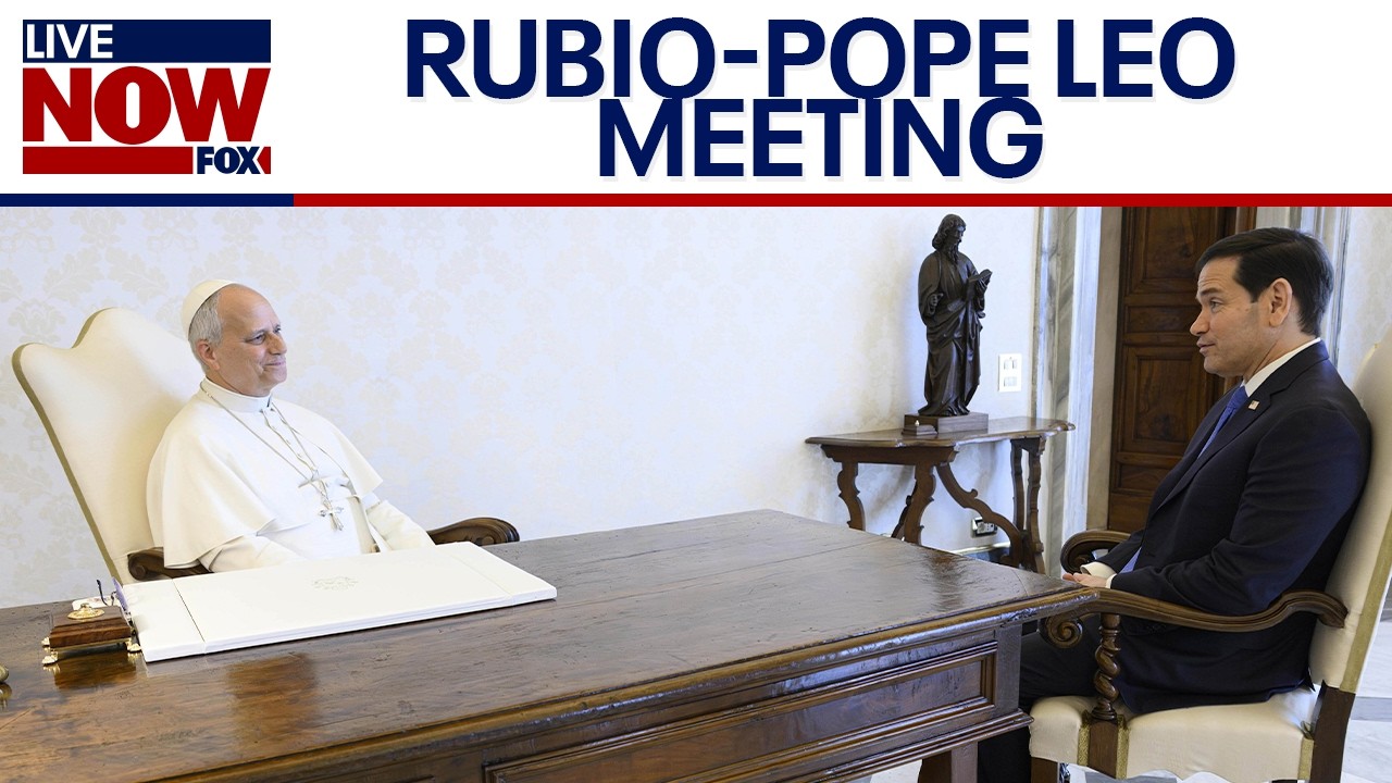 Sec. Rubio arrives at the Vatican to meet with Pope Leo XIV after Trump’s criticism over Iran
