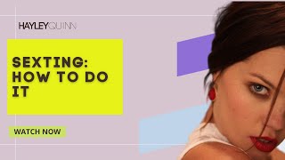 Sexting: 3 Things You Need To Know Before You Do It!