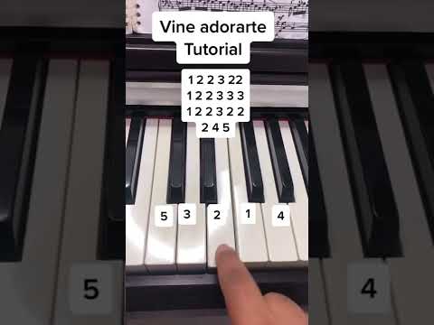 Vine adorarte Tutorial Piano