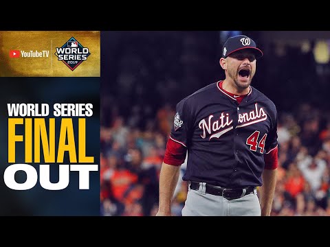 Washington Nationals get final out to win the 2019 World Series!