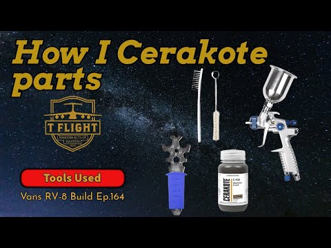 RV-8 Build Ep. 164 | How I Cerakote Aluminum Parts (C-Series DIY How-To)